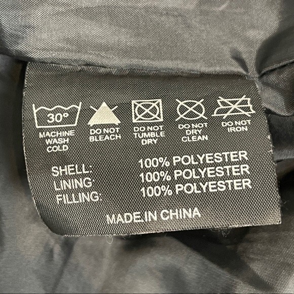 Predator Epic Quilted Full Zip Black Puffer Jacket XS - Picture 5 of 5